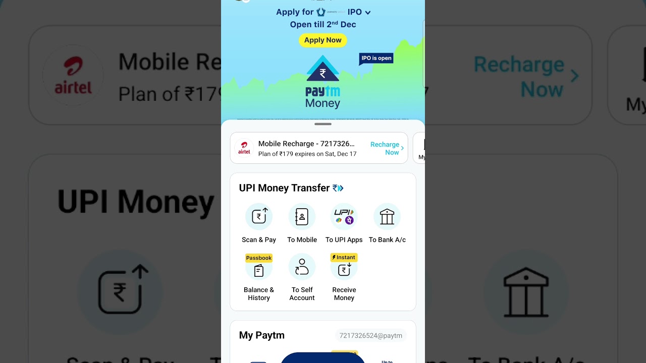 Add bank account in paytm in 2 minutes.