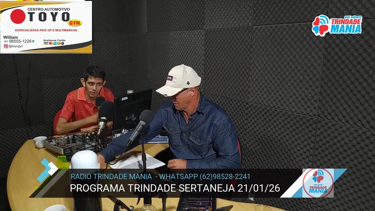 Programa Trindade Sertanejo 21/01/2026