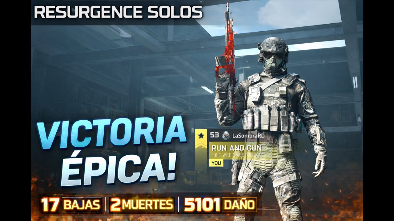 WIN!🏆 RESURGENCE SOLOS 🔥 17 BAJAS, 2 MUERTES  | Warzone Haven's Hollow