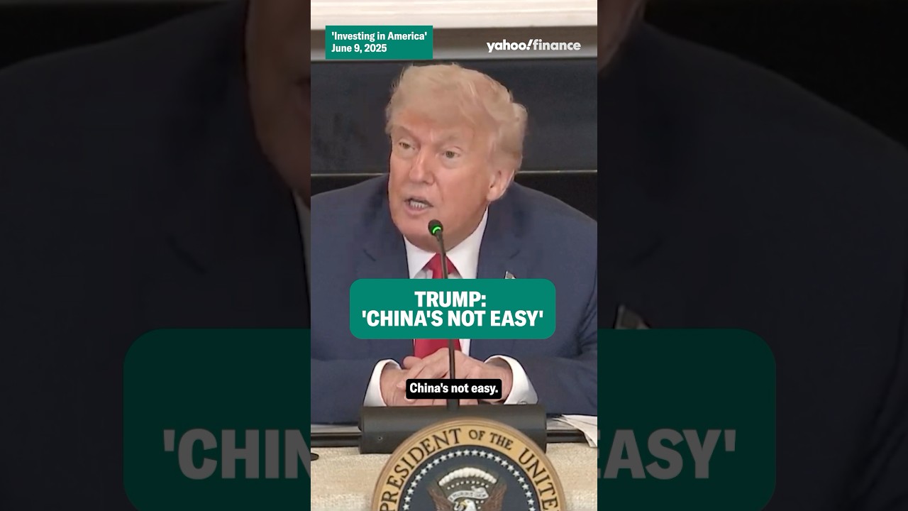 &ldquo;China&rsquo;s not easy,&rdquo; Trump on U.S.-China trade talks