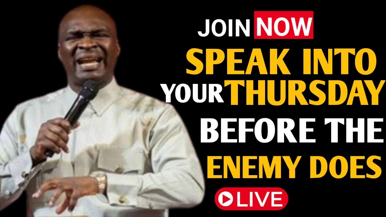 [Thursday 6th November,2025] SPEAK INTO YOUR THURSDAY BEFORE THE ENEMY DOES - Apostle Joshua Selman
