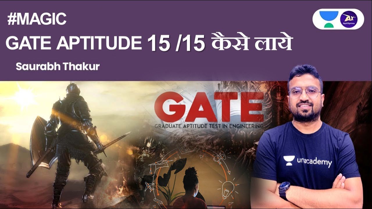 GATE 23/24 General Aptitude Special | Saurabh Thakur #General_Aptitude #Gate_2023 #Saurabh_Sir