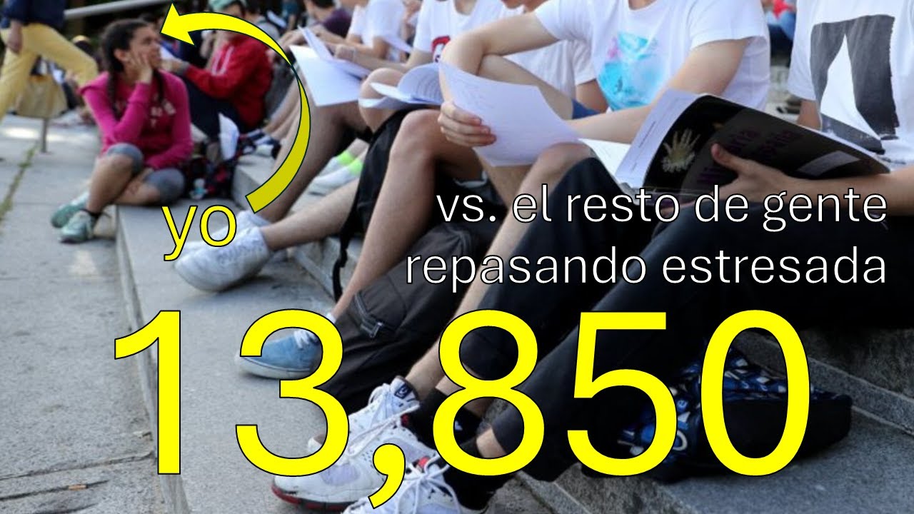 Cómo sacar buena nota en selectividad (EvAU de Madrid): mis resultados antes de entrar en CAMBRIDGE.