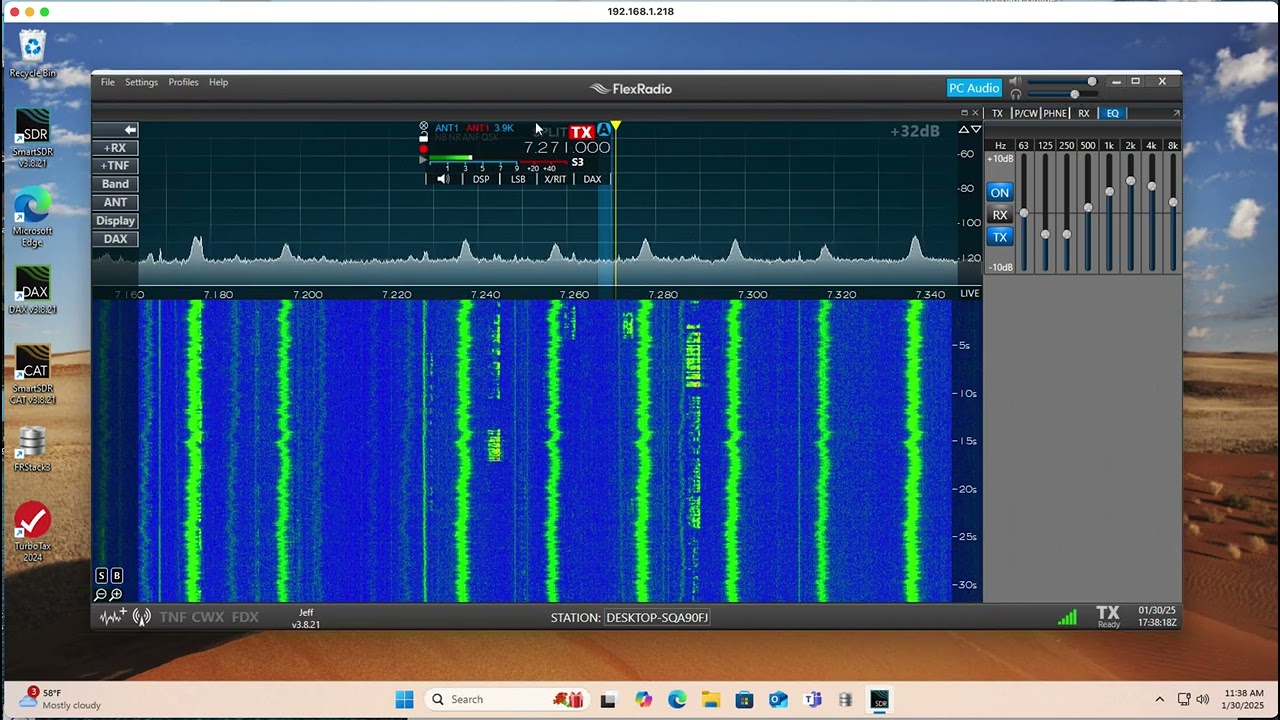Видеоурок по началу работы с Flex Radio SmartSDR SSDR для новых операторов. Адаптеры Pan. Фильтры...