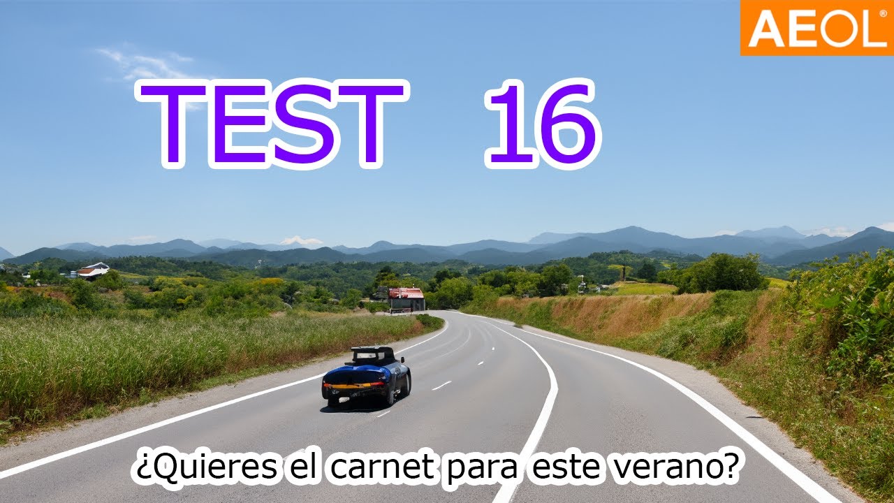 Test 16, teórica permiso B, aeol cloud