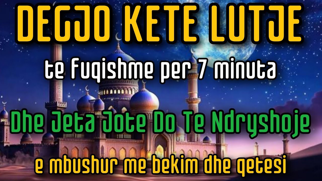 Dëgjo këtë lutje të fuqishme për 7minutdhe jeta jote do të ndryshojë, e mbushur me bekim dhe qetësi