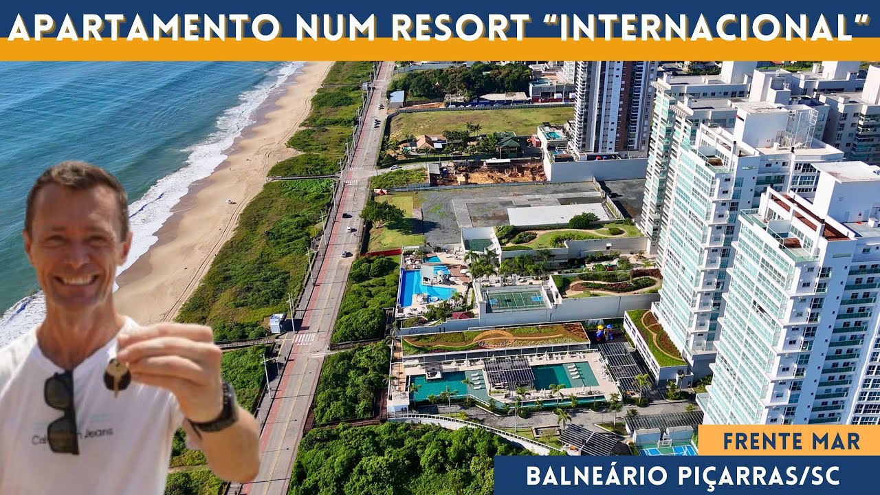 APARTAMENTO EM BALNEÁRIO PIÇARRAS QUE PARECE RESORT INTERNACIONAL -  AL MARE BEACH FRONT