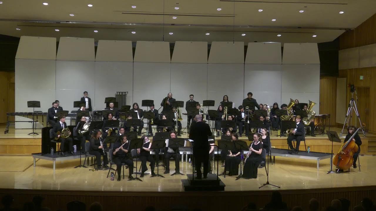 Concert Band.    Wednesday, March 11, 2026, 7 – 8:30pm