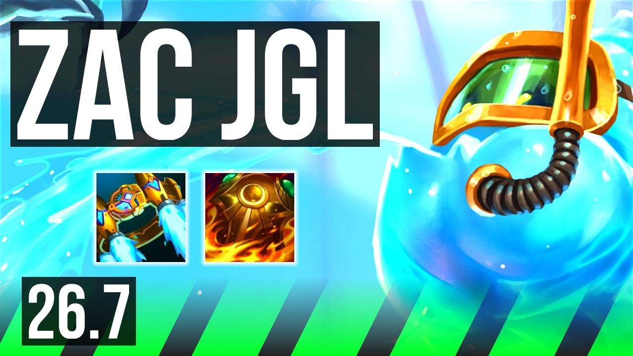 ZAC vs MORDEKAISER (JGL) | Good KDA: 12/1/10 | EUW Master | 26.7