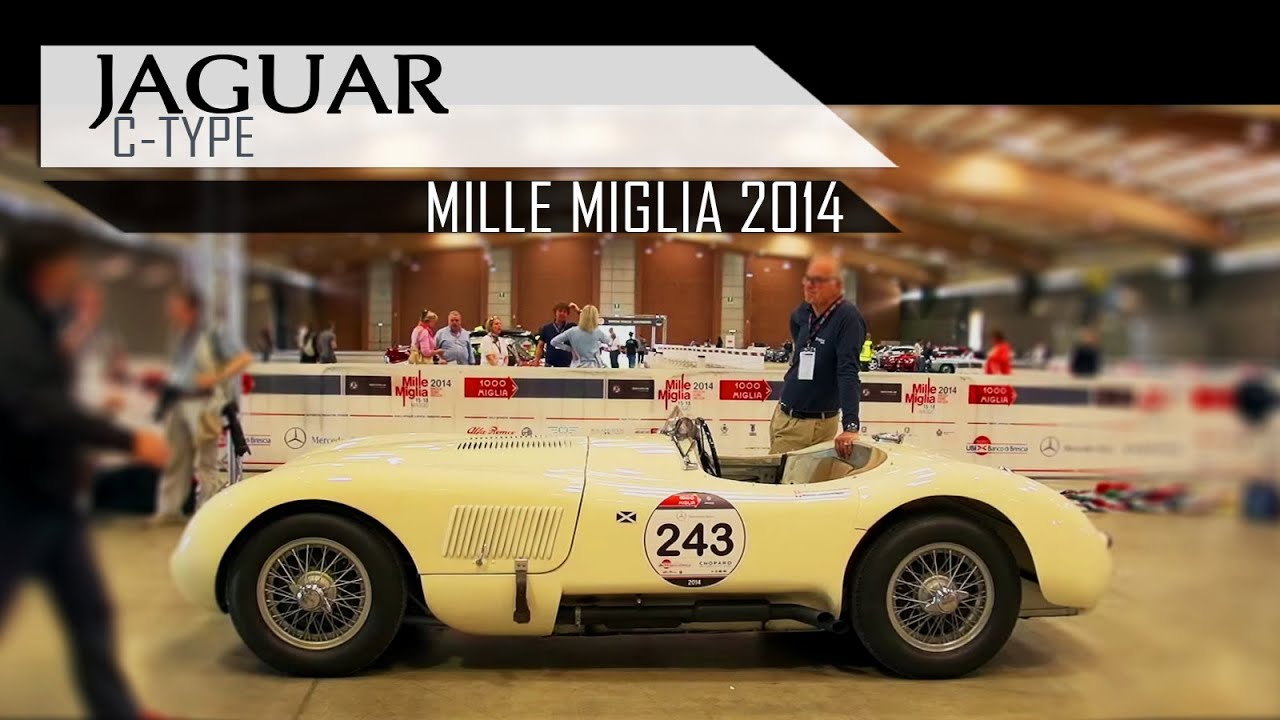 JAGUAR C-TYPE - Mille Miglia in top gear | ex Stirling Moss C Type | Brian Johnson AC/DC | SCC TV
