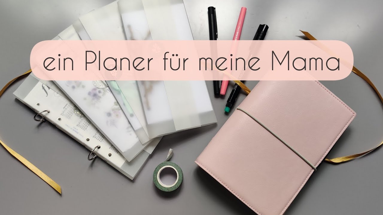 SETUP im FILOFAX DOMINO SOFT PERSONAL in rosa & ein paar KLEINIGKEITEN | ein Planer für meine Mama