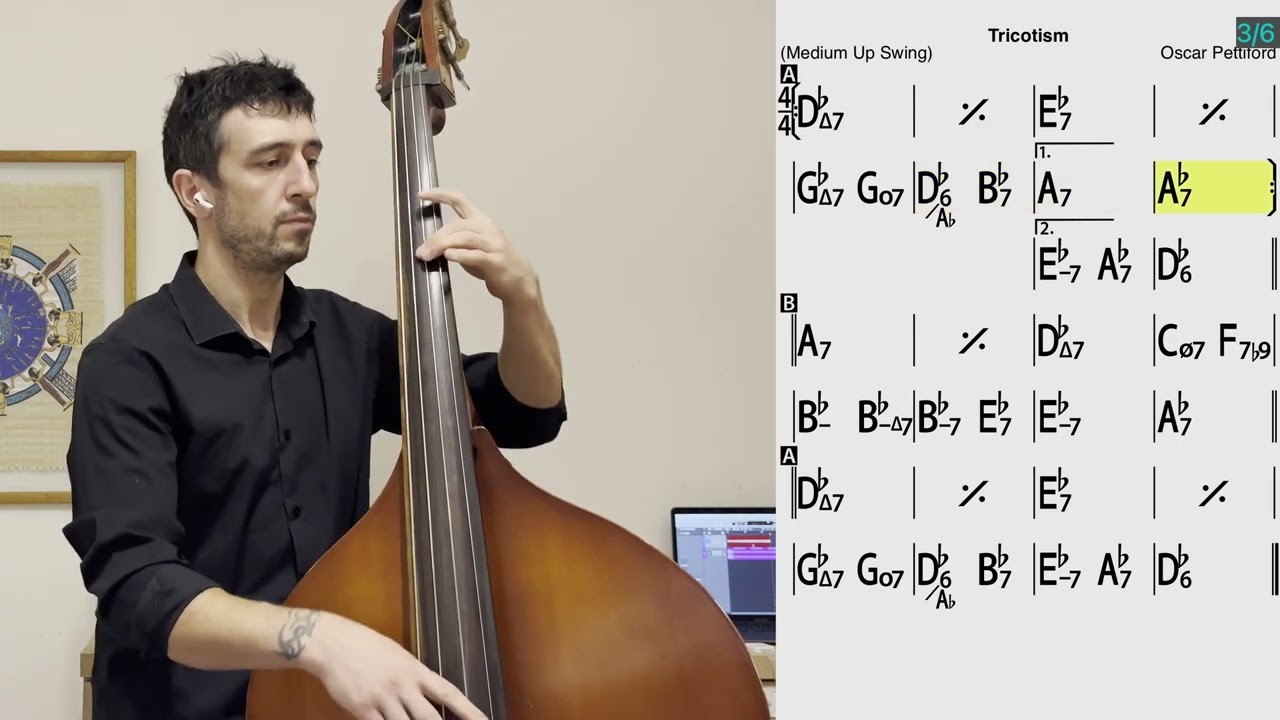 Tricotism – Double Bass Backing Track (No Accompaniment)