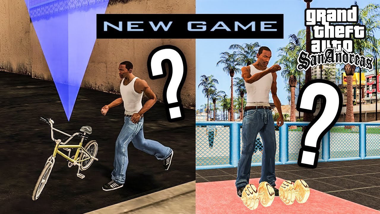 GTA SAN ANDREAS DA OYUNUN BAŞINDA GİZLİ OLAN DETAYLAR !