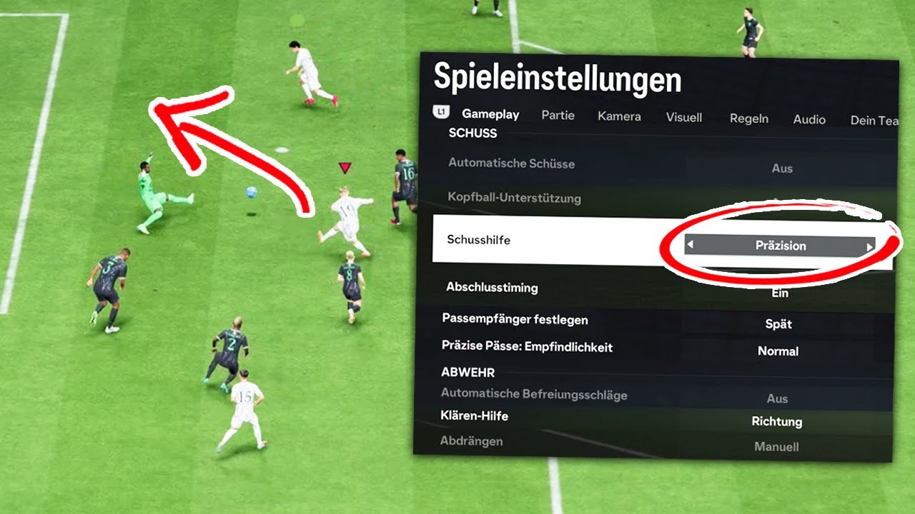 Die besten EA FC 24 Einstellungen 😲 Controller, Kamera & Gameplay