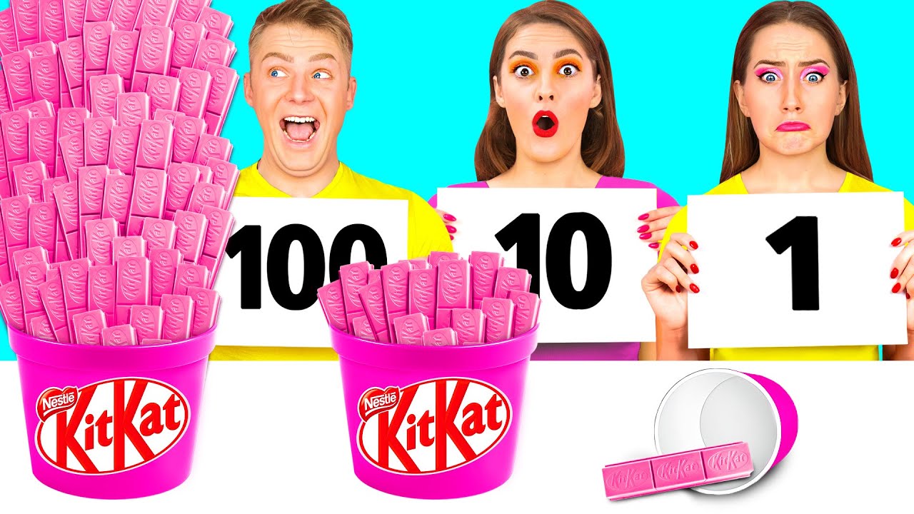 100 Слоев Еды Челлендж | Потрясающие Кулинарные Рецепты от TeenChallenge