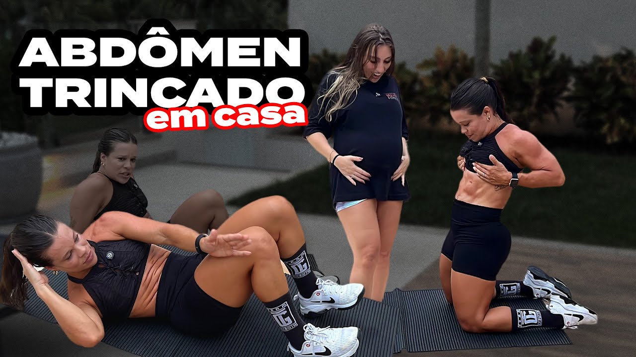 TREINO RÁPIDO PARA DEIXAR O ABDÔMEN TRINCADO EM CASA!