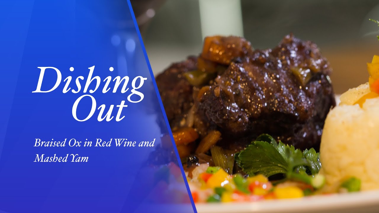 Dishing Out - Braised Oxtail in Red Wine Sauce and Mashed Yam