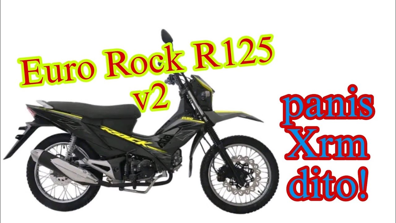Euro Rock R 125 V2 Panis ang Xrm dito! @mairomotourvlog1976