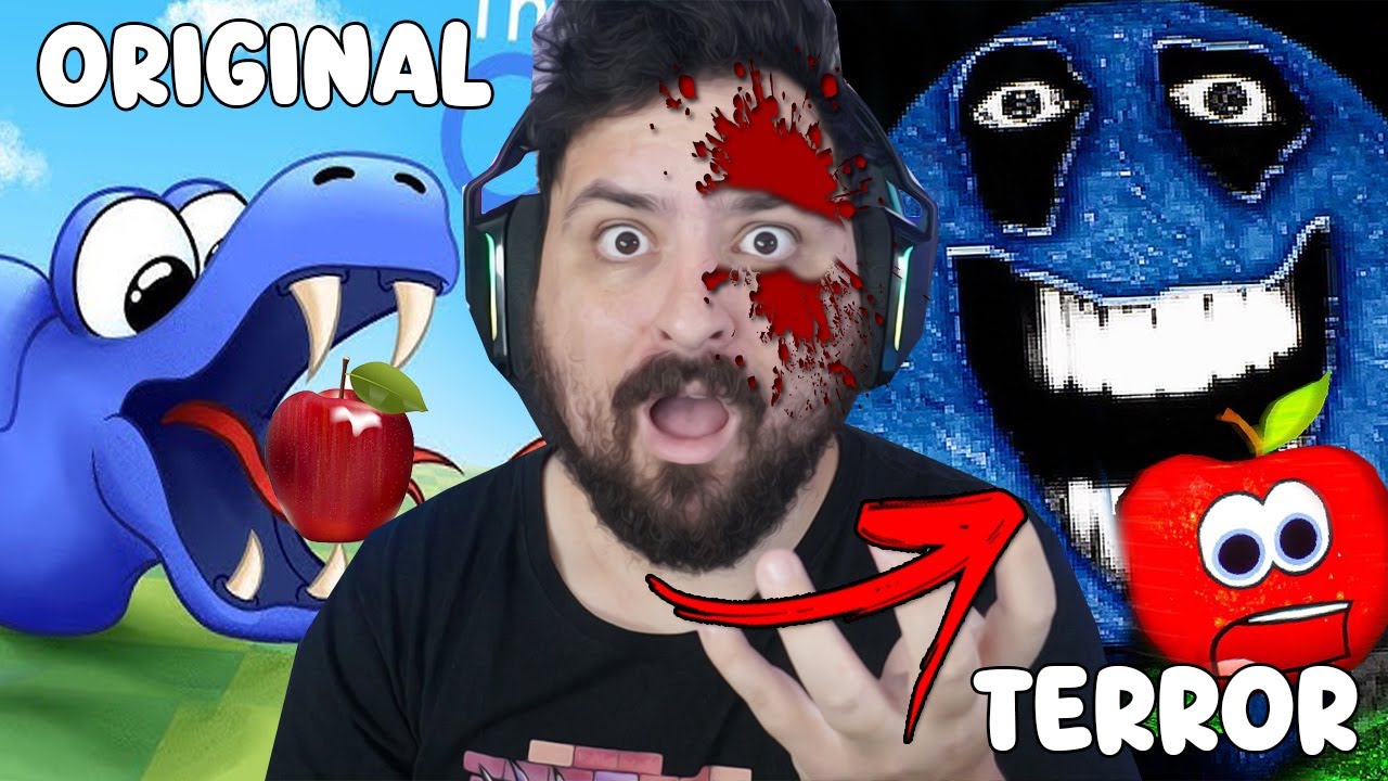 Fizeram um NOVO JOGO DE TERROR da SNAKE... COBRINHA DO CELULAR! *ME ASSUSTOU MUITO* ⚠️☠️​