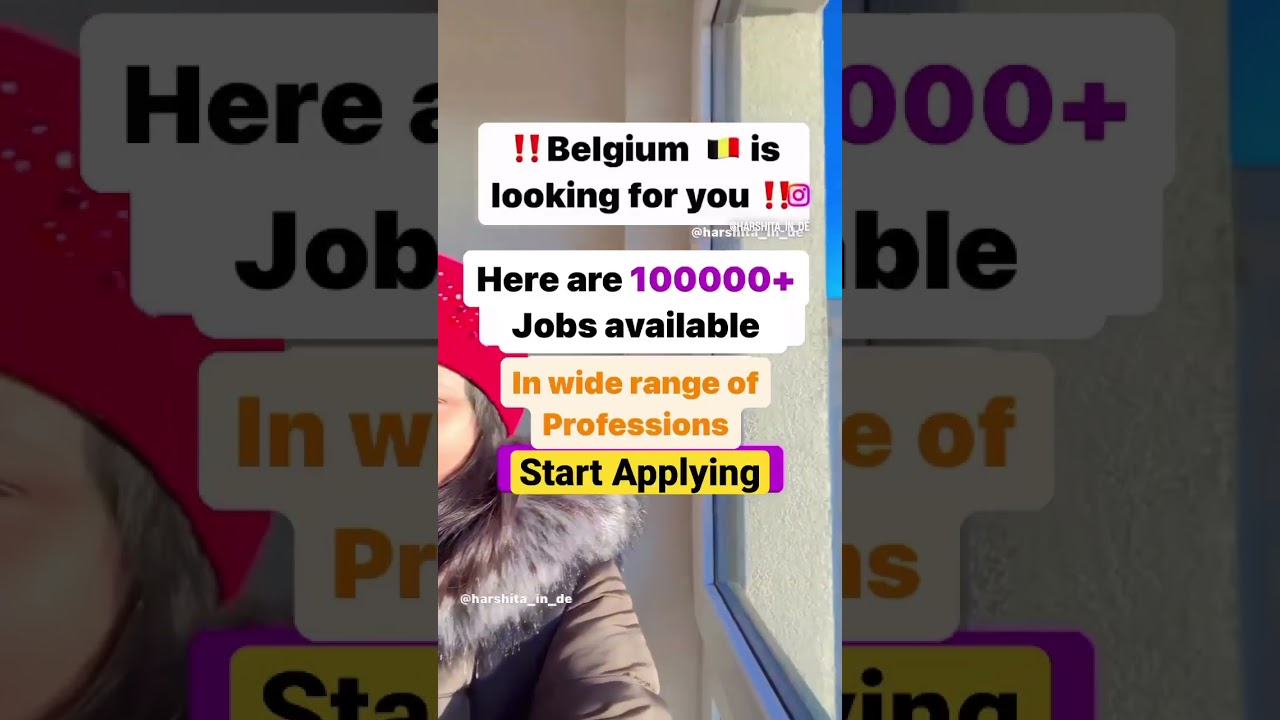Work in Brussels (Belgium 🇧🇪)