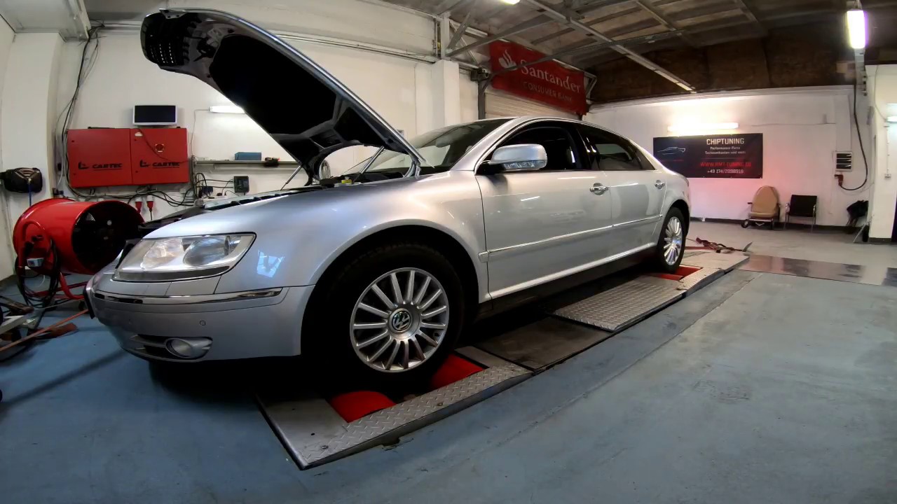 VW Phaeton auf dem Allrad-Leistungsprüfstand bei RMT-TUNING Arneburg