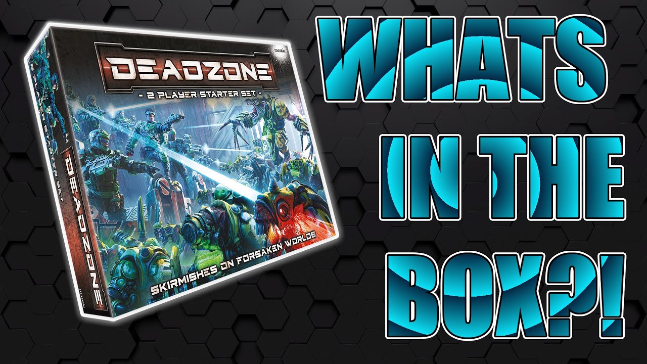 Deadzone 3rd edition by Mantic Games Unboxing