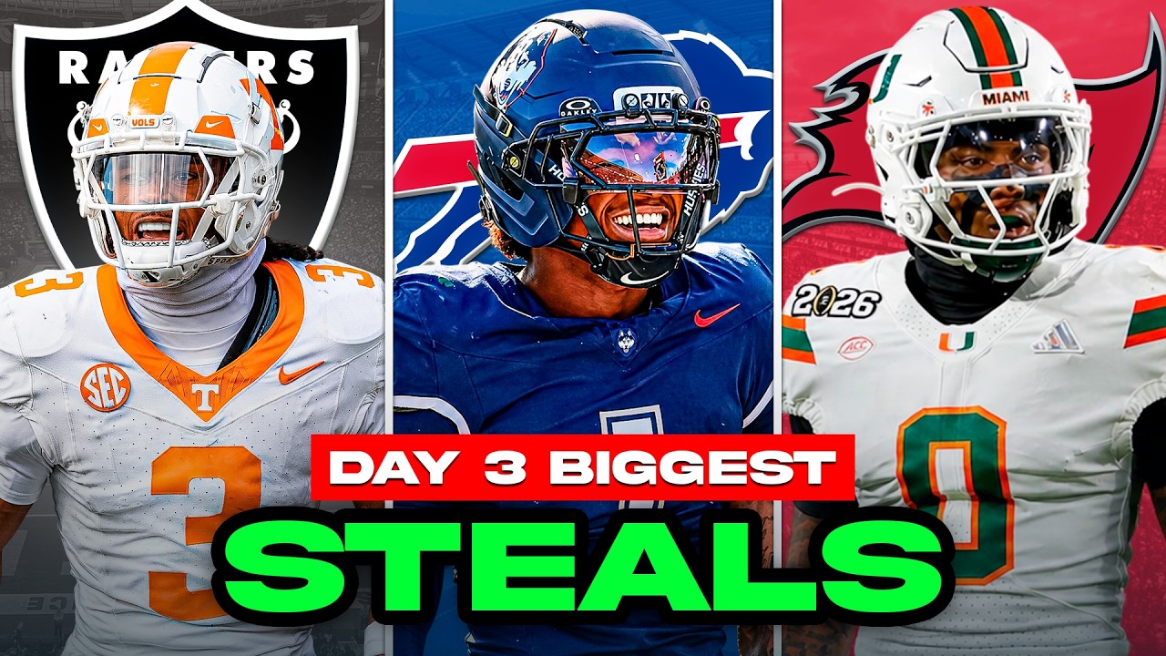 Biggest STEALS of Day 3 in the 2026 NFL Draft