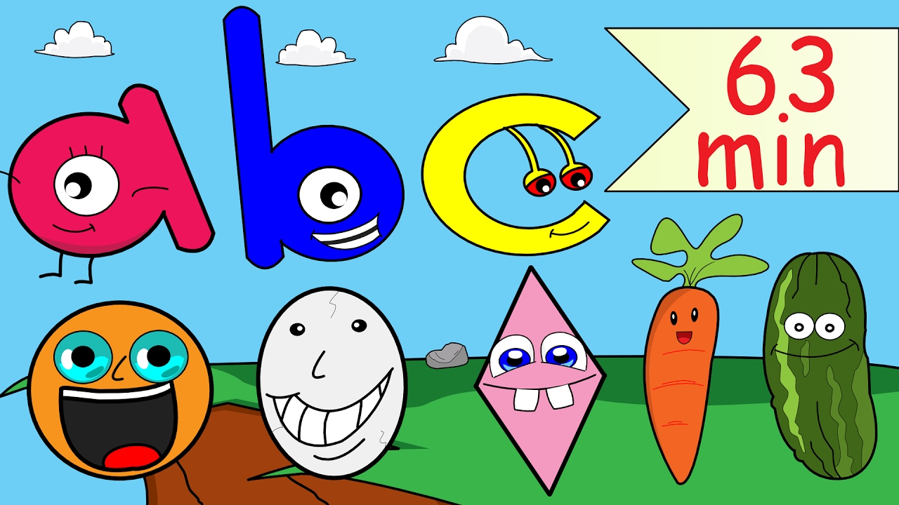 Shapes, Abc Nursery Rhyme, Phonics + More Kids Songs | 63min Collection