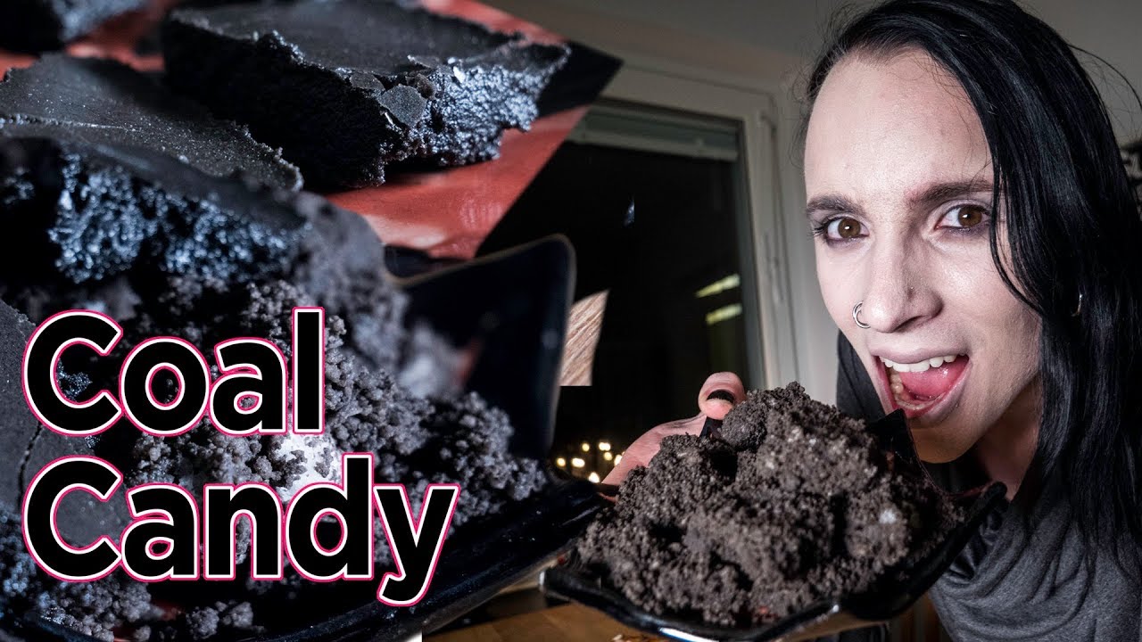 Making Christmas Coal Candy with Coalcandy