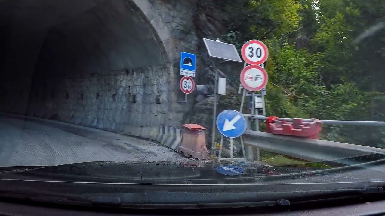 Fahrt über den Plöckenpass - von Paluzza Richtung Kötschach-Mauthen 2025