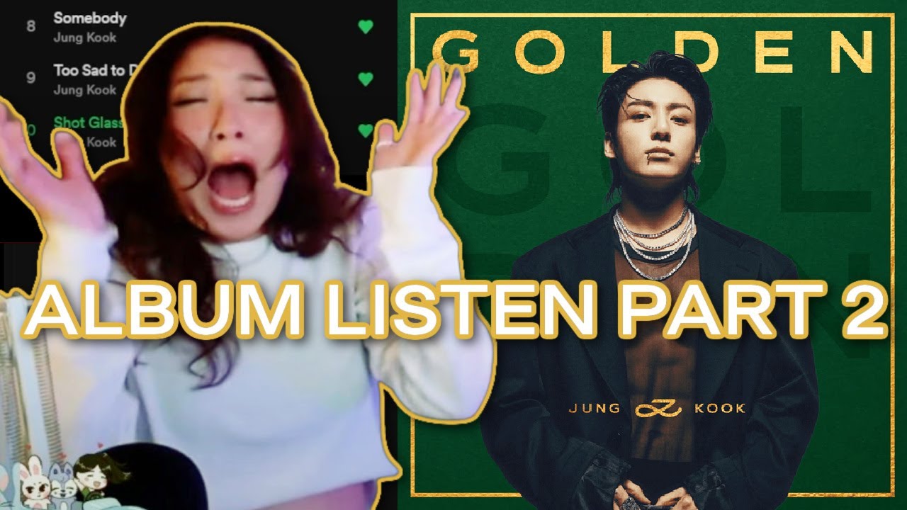 JUNGKOOK 정국 'GOLDEN' Album First Listen Part 2: Somebody, Too Sad to Dance, Shot Glass of Tears