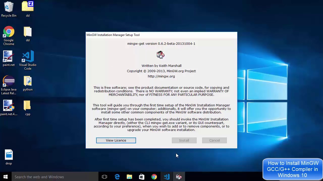 Как установить компилятор MinGW (GCC/G++) в Windows 10