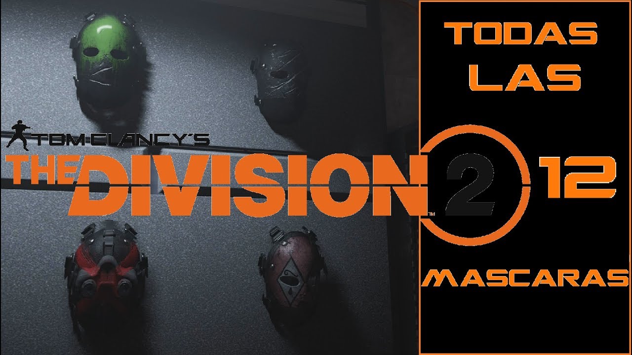 COMO OBTENER LAS 12 MASCARAS DE LOS CAZADORES!! (THE DIVISION 2)