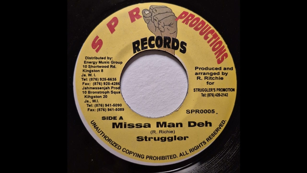 Struggler - Missa Man Deh - SPR Productions 7inch 199x