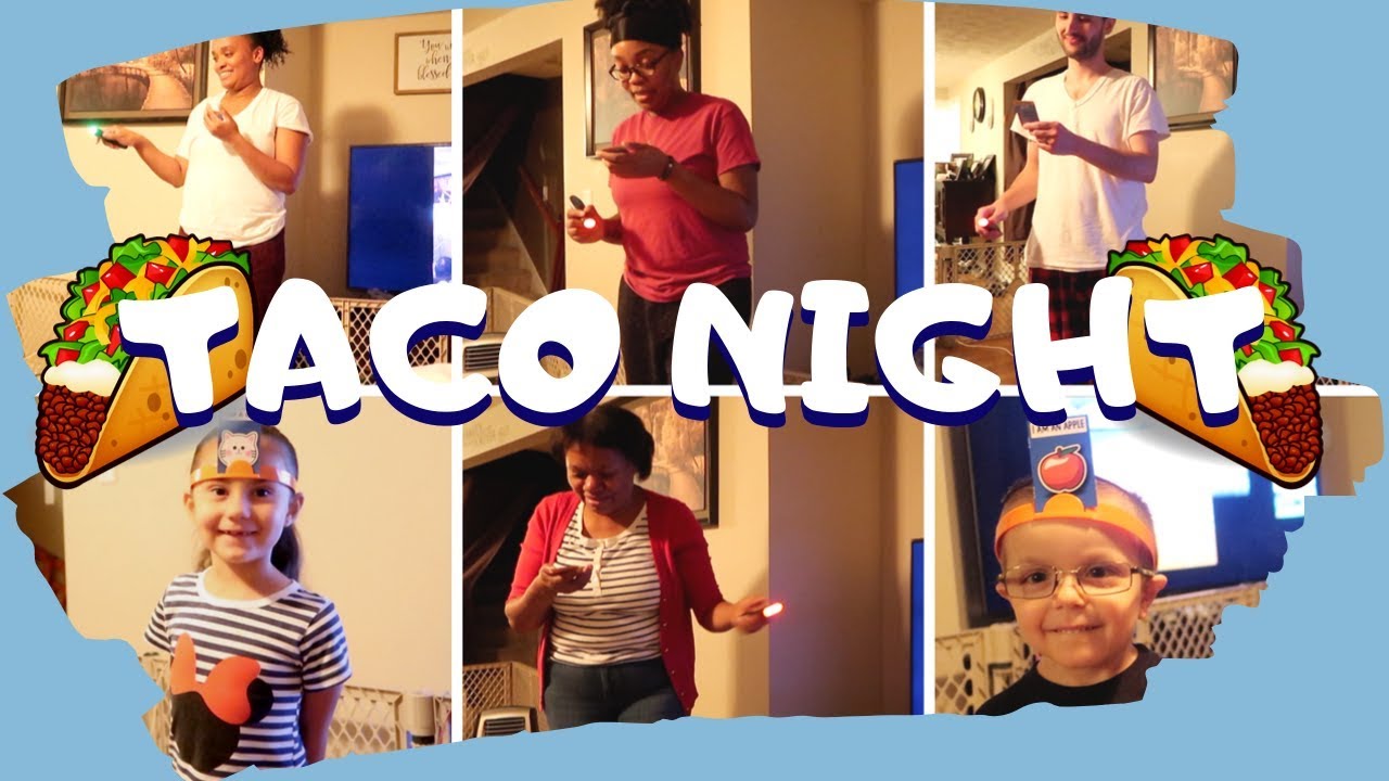TACO FAMILY GAME NIGHT! (FUNNY)
