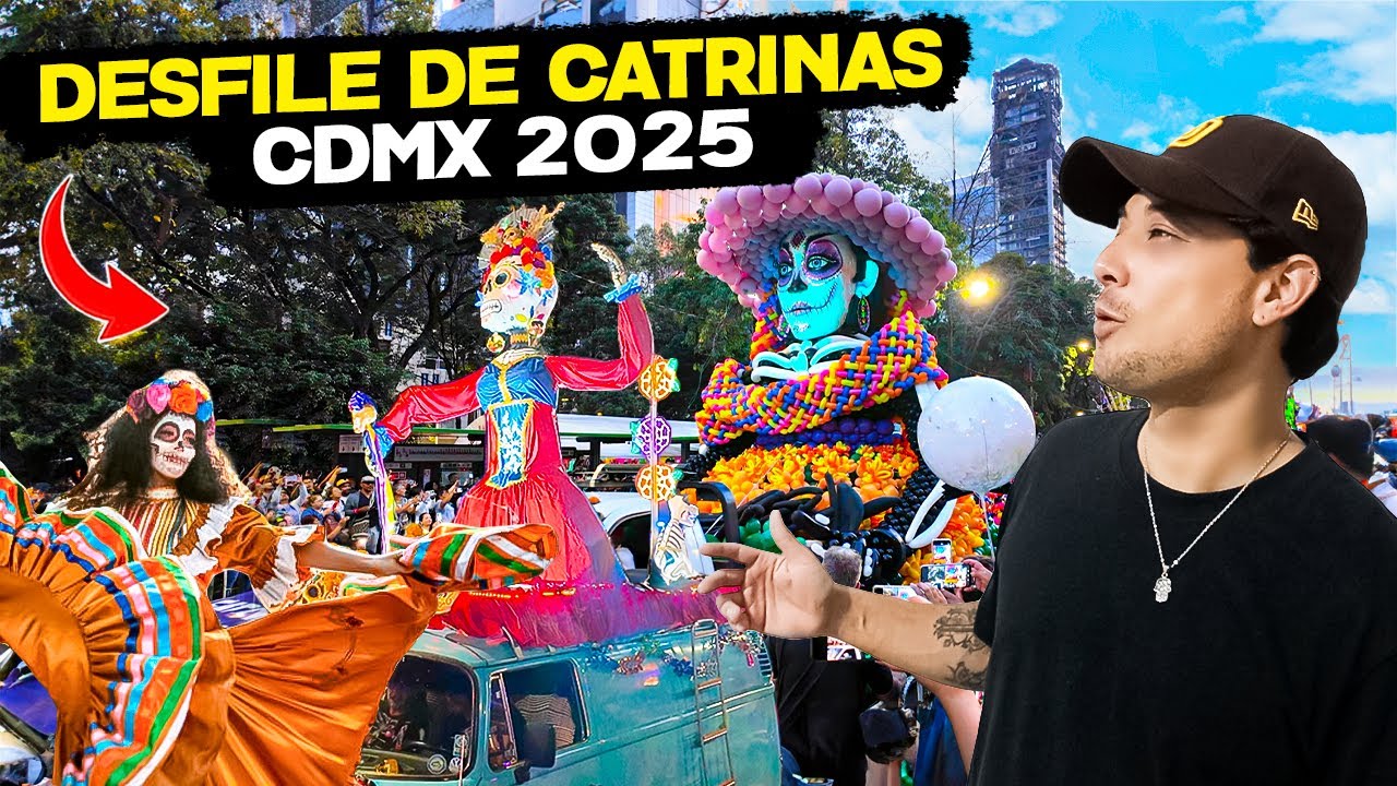 DESFILE DE CATRINAS en la CDMX 2025 🇲🇽 Completo ✅ ¡Es Increíble!