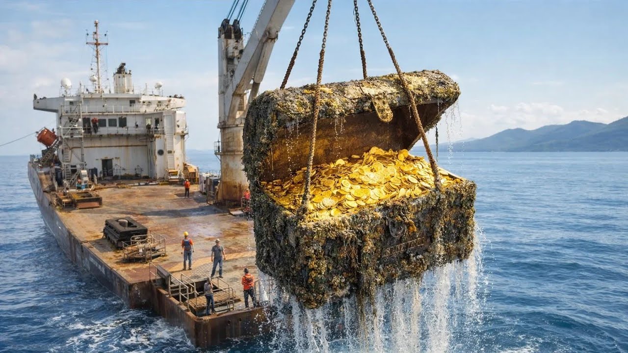 1984: Sunken Gold Bars Valued at $580 Million Found in Atlantic Ocean