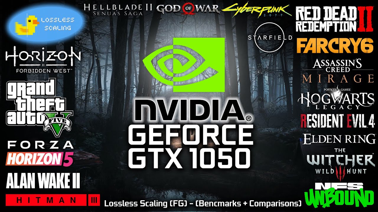 GTX 1050 - Lossless Scaling - Test in 17 Games (Benchmarks + Comparisons)