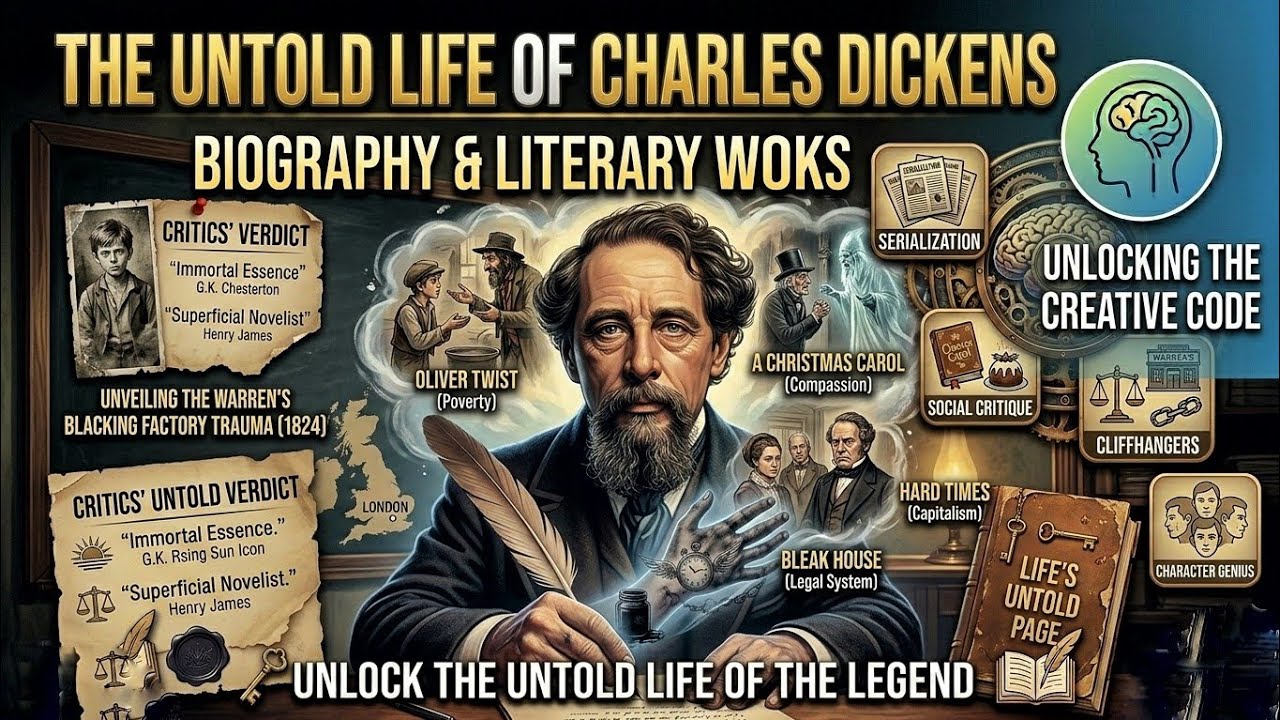 The Untold Life of Charles Dickens | Biography & Literary Works 