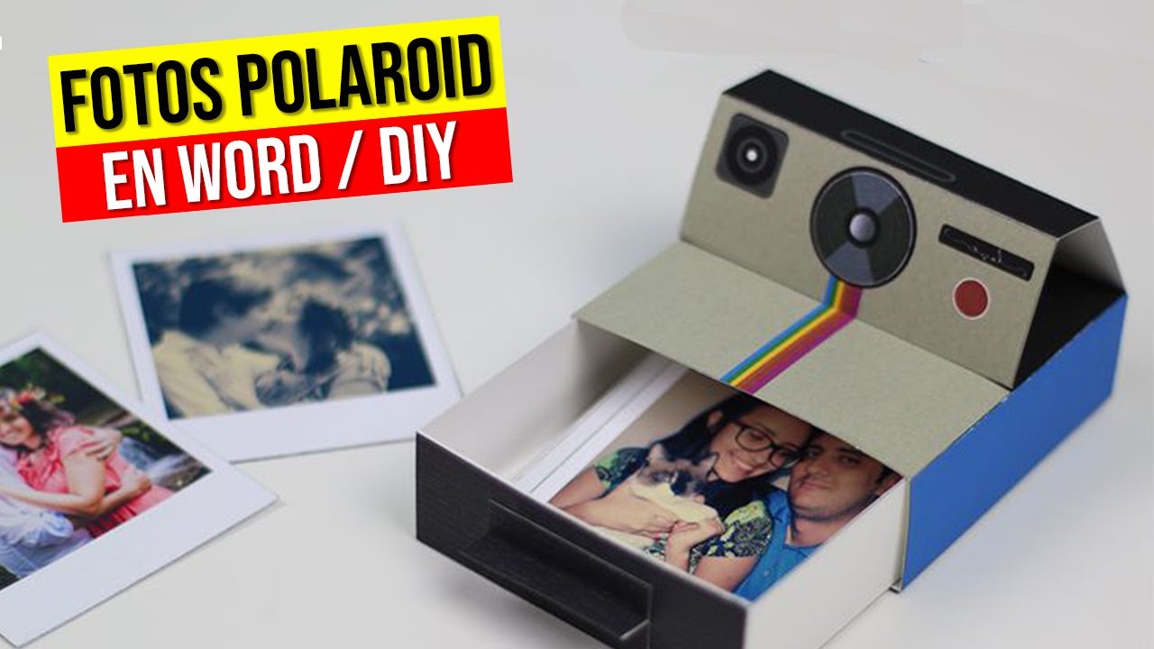 ✅ FOTOS POLAROID en WORD 📸 SIN CÁMARA y FÁCILES de Hacer | HaunterMake