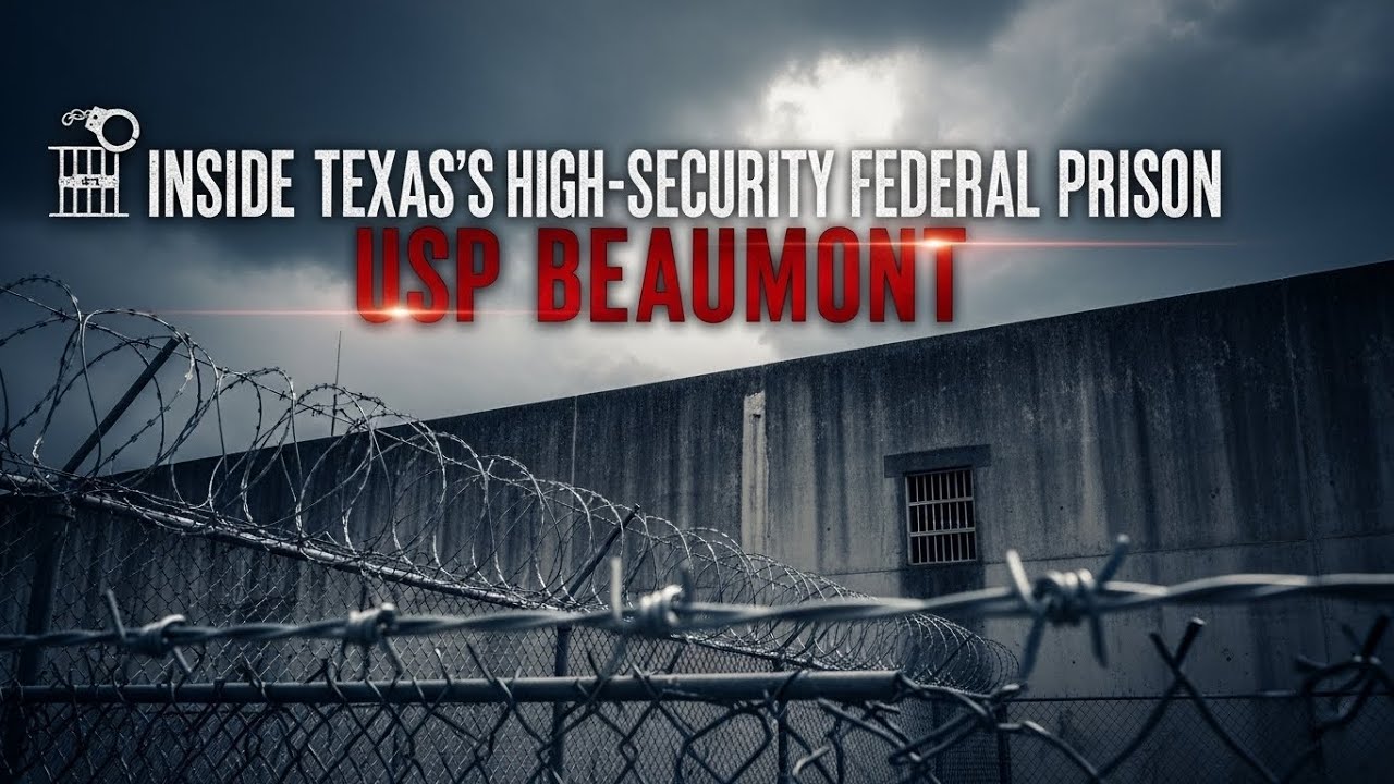 Внутри федеральной тюрьмы строгого режима в Техасе — USP Beaumont
