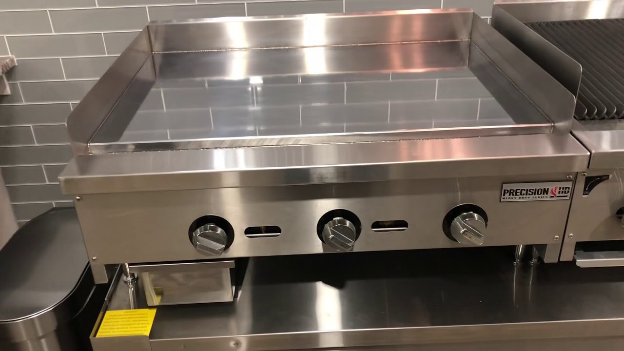 Precision HD thermostat chrome griddle