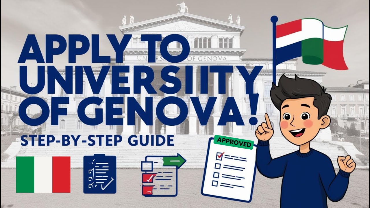 University of Genoa Admission Process 2025 | Fully funded scholarship | No IELTS | No Fee