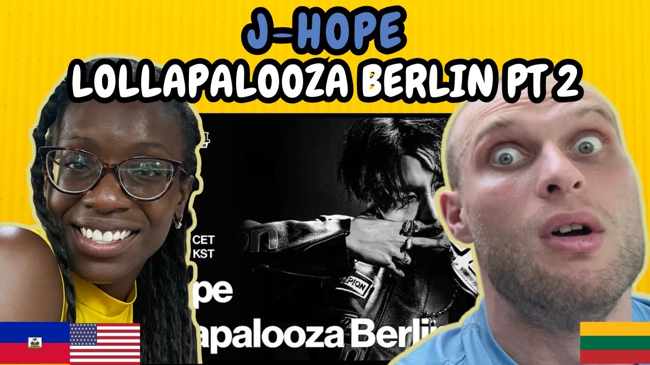 РЕАКЦИЯ НА J-Hope - Выступление на Lollapalooza Berlin 2025 ЧАСТЬ 2