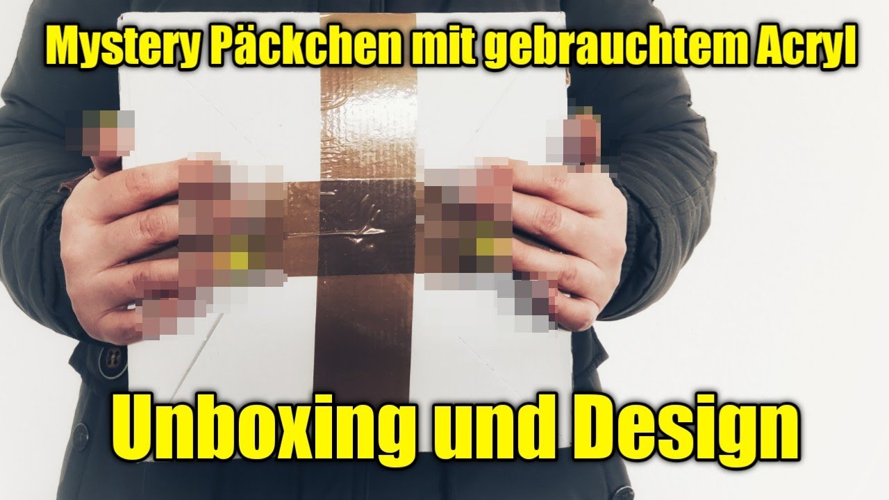 Ich habe mir gebrauchtes Acryl bestellt  - unboxing & design