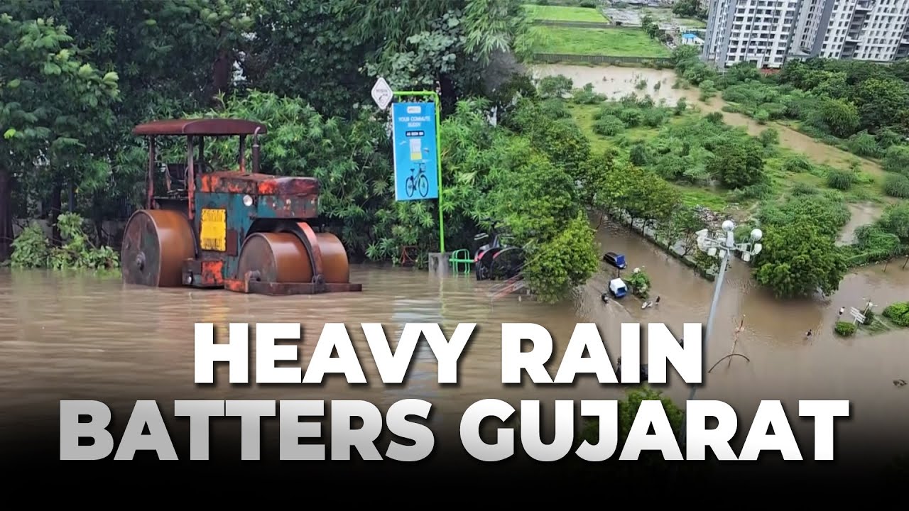 Gujarat rain Live updates I 10 dead I heavy rain batters Gujarat I IMD I Red alert I Flood situation