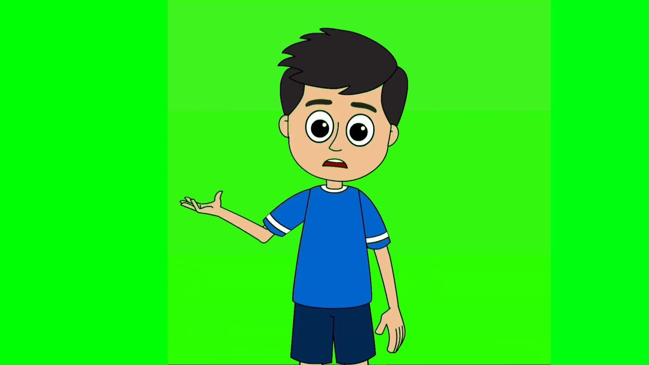 Green Screen Cartoon Actor | Animation Cartoon Character. Green Screen Cartoon video | Cartoon Maker