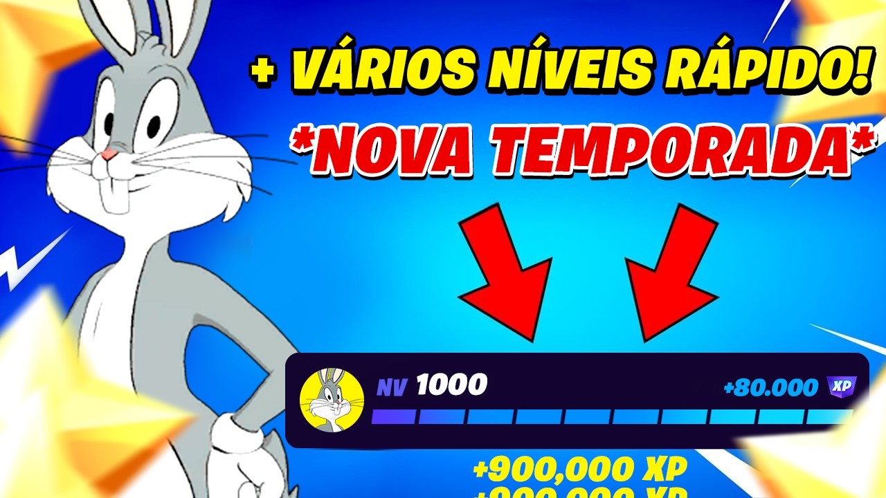 NOVO MELHOR MAPA DE XP *SEM TIMER* PARA SUBIR N&Iacute;VEL R&Aacute;PIDO na NOVA TEMPORADA DO FORTNITE TEMPORADA 2