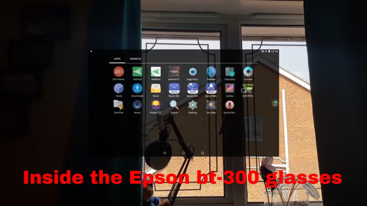 Epson Moverio bt-300 with Epson Soar App