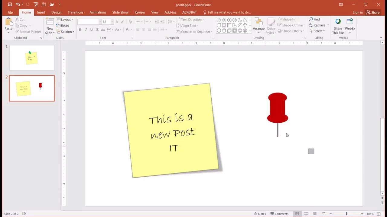 Create a Post it Note Effect